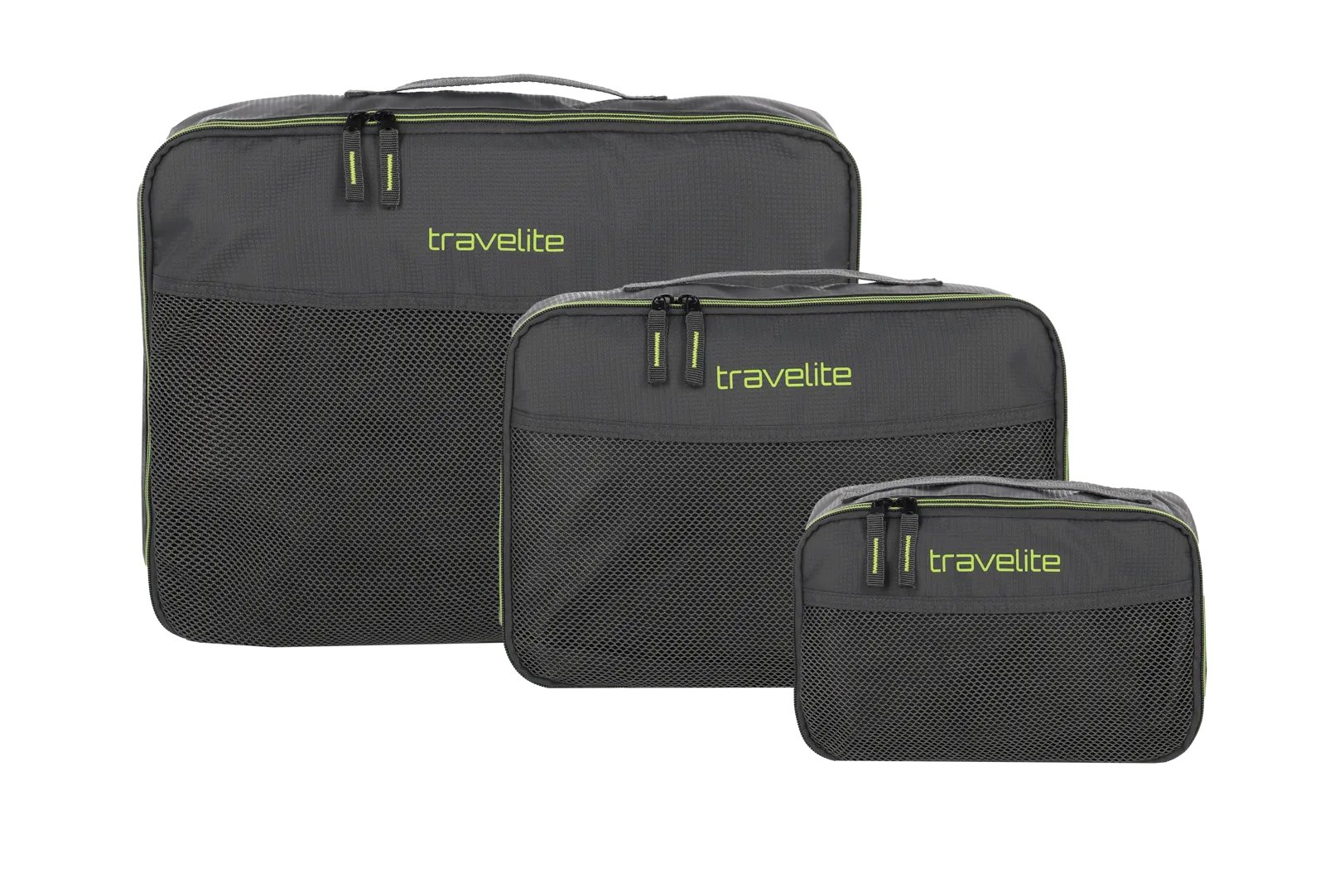Travelite ACCESSOIRES Packing Cubes 3er, Anthrazit