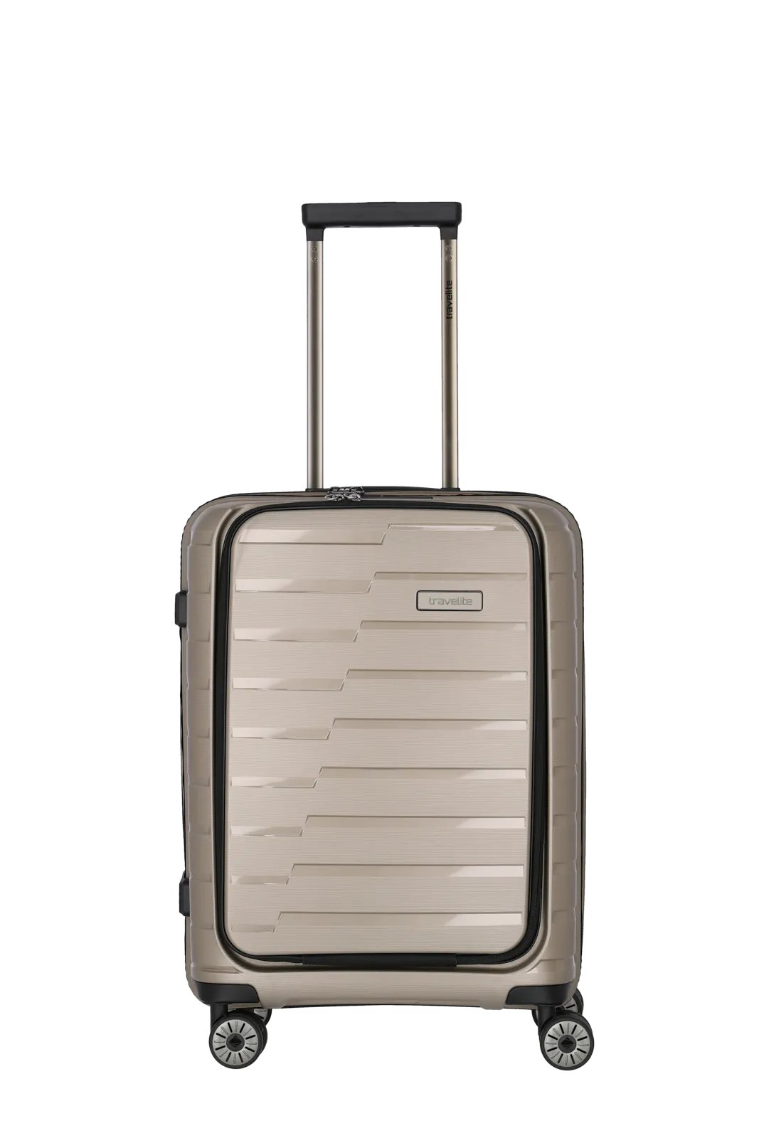 Travelite AIR BASE 4w Trolley S Vortasche, Champagner